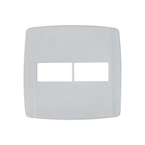 Espelho Placa 4X4 sem suporte - 1+1 módulo separado horizontal - Linha SLIM - Ilumi 8306 Espelho Placa 4X4 sem suporte - 1+1 módulo separado horizontal - Linha SLIM - Ilumi 8306
