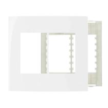 Espelho Placa 6 Posto C/ Suporte 4x4 Tampa Sleek Margirius