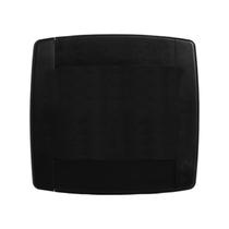 Espelho Placa Cega 4x4 com Suporte Linha LEV Preta Ilumi - 89050