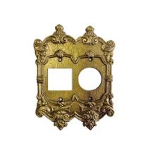 Espelho Placa Chapinha Decoração Vintage Retrô Tomada Redonda - Pavilonis