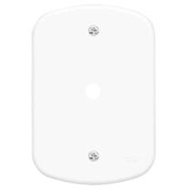 Espelho Placa Furo P/ Torneira Ducha F8 Tampa 4x2 Fame Blanc