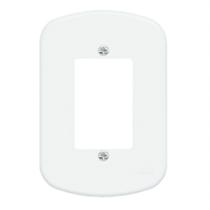 Espelho Placa P/ Interruptor Com Tomada F3P 4x2 Tampa Fame Espelho Placa P/ Interruptor Com Tomada F3P 4x2 Tampa Fame