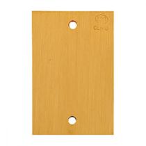 Espelho Placa P/Piso Latao 4X2 Cega Olivo Pll01