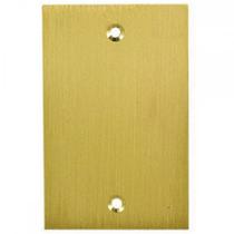 Espelho Placa P/Piso Metal 4X2 Cego Stamplac Espelho Placa P/Piso Metal 4X2 Cego Stamplac