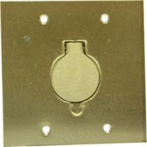 Espelho Placa P/Piso Metal 4X4 1 Tomada Red Stamplac Espelho Placa P/Piso Metal 4X4 1 Tomada Red Stamplac