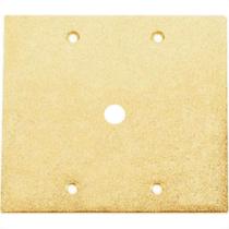 Espelho Placa P/Piso Metal 4X4 1Furo Stamplac