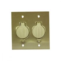 Espelho Placa P/Piso Metal 4X4 2Tom Red Pres Stamp