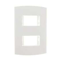 Espelho Placa Peesa Alfa P1504 4X2 2Modulo Dist.Branco Espelho Placa Peesa Alfa P1504 4X2 2Modulo Dist.Branco