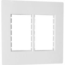 Espelho Placa Peesa Una Max P1733 4X4 6Modulo Branco