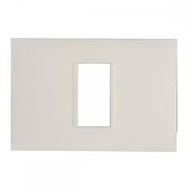 Espelho Placa Pial Plus+ Branco 4X2 1Mod.Horz 8501Bc