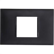 Espelho Placa Pial Plus+ Preto 4X2 2Mod 618502Pt Espelho Placa Pial Plus+ Preto 4X2 2Mod 618502Pt