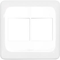 Espelho Placa Pial Pop C/Suporte 4X4 4Int Lgp44 Branco