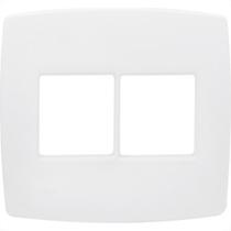 Espelho Placa Radial Modular Branco 4X4 4Mod 1703007