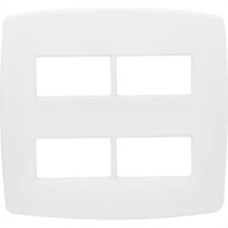 Espelho Placa Radial Modular Branco 4X4 4Mod Dist 3008