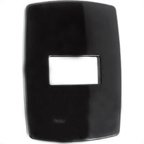 Espelho Placa Radial Modular Preto 4X2 1Mod 1704003 Espelho Placa Radial Modular Preto 4X2 1Mod 1704003