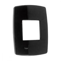 Espelho Placa Radial Modular Preto 4X2 2Mod.1704005 Espelho Placa Radial Modular Preto 4X2 2Mod.1704005