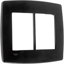 Espelho Placa Radial Modular Preto 4X4 6Mod 1704002 Espelho Placa Radial Modular Preto 4X4 6Mod 1704002