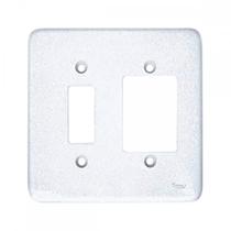Espelho Placa Radial Pollar 1702014 4X4 1S+3S Espelho Placa Radial Pollar 1702014 4X4 1S+3S