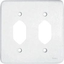 Espelho Placa Radial Pollar 1702024 4X4 2Tom 2P+T Espelho Placa Radial Pollar 1702024 4X4 2Tom 2P+T