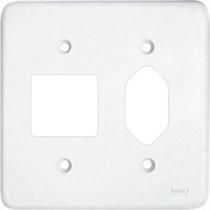 Espelho Placa Radial Pollar 1702026 4X4 2S+1T2P+T