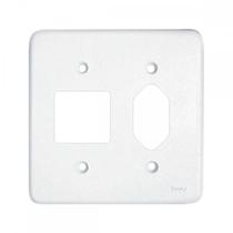 Espelho Placa Radial Pollar 1702026 4X4 2S+1T2P+T
