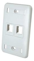 Espelho plano 4x2 2p c/ 1 tampa cega branco gerp