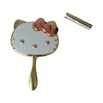 Espelho Portátil Dobrável 3D Kawaii Hello Kitty Para Maquiagem Estilo Anime Para Meninas Espelho Portátil Dobrável 3D Kawaii Hello Kitty Para Maquiagem Estilo Anime Para Meninas
