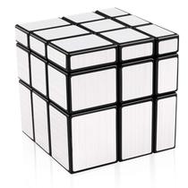 Espelho Puzzle Cube D-fantix Shengshou 3x3x3 Speed Silver 57mm