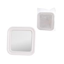 Espelho Quadrado 26x26cm Borda Plástica P/pendurar Western Cor da moldura Branco