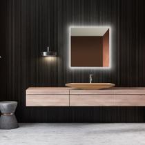 Espelho QUADRADO 50Cm X 50Cm LED À PILHA OU FONTE Espelho QUADRADO 50Cm X 50Cm LED À PILHA OU FONTE