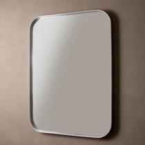 Espelho Quadrado C/ Moldura Banheiro Quarto Sala 60 Cm Cores