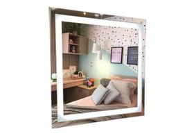 Espelho Quadrado Com Iluminação De Led - 70Cm X 70Cm - Avshop