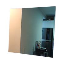 Espelho Quadrado led 50x50 PILHA Lapidado decoração Moderna Espelho Quadrado led 50x50 PILHA Lapidado decoração Moderna