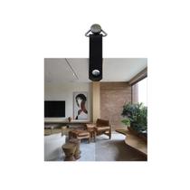 Espelho Quadrado Slim Decorativo Suspenso Alça Preto 45cm Banheiro Alta Qualidade Reduna