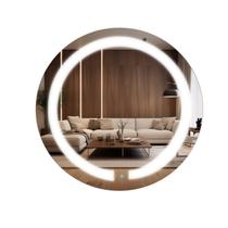 Espelho Redondo 40cm com 2 Leds Touch Reduna