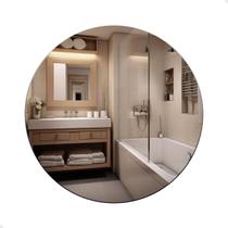 Espelho Redondo 60cm com Fita Dupla Face Lapidado para Ambientes de Sala Quarto Banheiro Espelho Redondo 60cm com Fita Dupla Face Lapidado para Ambientes de Sala Quarto Banheiro