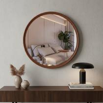 Espelho Redondo 60cm Moldura Alumínio Basic Reduna