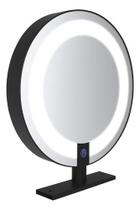 Espelho Redondo Bancada 50cm Luz Led 3tons Design Premium - Ornato Espelhos