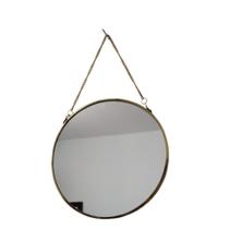 Espelho Redondo Com Alça De Corrente Metal 20cm Decora Sala /Banheiro Espelho Redondo Com Alça De Corrente Metal 20cm Decora Sala /Banheiro
