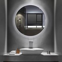 Espelho Redondo com LED Multiuso Lapidado Pendurador In House Decor Espelho Redondo com LED Multiuso Lapidado Pendurador In House Decor