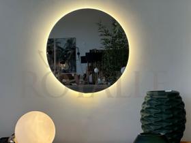 Espelho Redondo Com Led Sem Fio 35x35cm Lapidado Espelho Redondo Com Led Sem Fio 35x35cm Lapidado