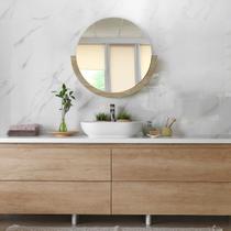 Espelho Redondo com Moldura em MDF estilo Moderno Espelho Redondo com Moldura em MDF estilo Moderno