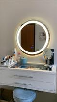 Espelho redondo com touch led 6500k 0,60x0,60 Espelho redondo com touch led 6500k 0,60x0,60