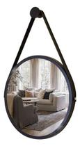 Espelho Redondo Decorativo Suspenso Com Alça 60cm - Cores - Espelho Redondo Decorativo Suspenso Com Alça 60cm - Cores -