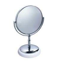 Espelho Redondo Dupla Face de Aumento 3x Para Maquiagem e Barbear
