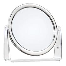 Espelho Redondo Dupla Face Para Mesa e Com Suporte - Quanhe