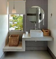 Espelho Redondo Lapidado fixado com botões - 60cm