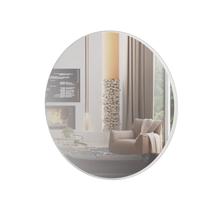 Espelho Redondo Lunes Grande cor Off White Brilho 60 cm (DIAM) - 56533 Espelho Redondo Lunes Grande cor Off White Brilho 60 cm (DIAM) - 56533