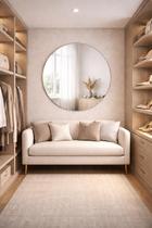 Espelho Redondo Organico com Uma Qualidade Premium Para Sala Quarto Hall Closet Espelho Redondo Organico com Uma Qualidade Premium Para Sala Quarto Hall Closet