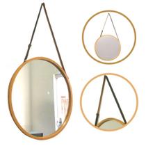 Espelho Redondo Para Banheiro 45cm Quarto Decorativo Parede